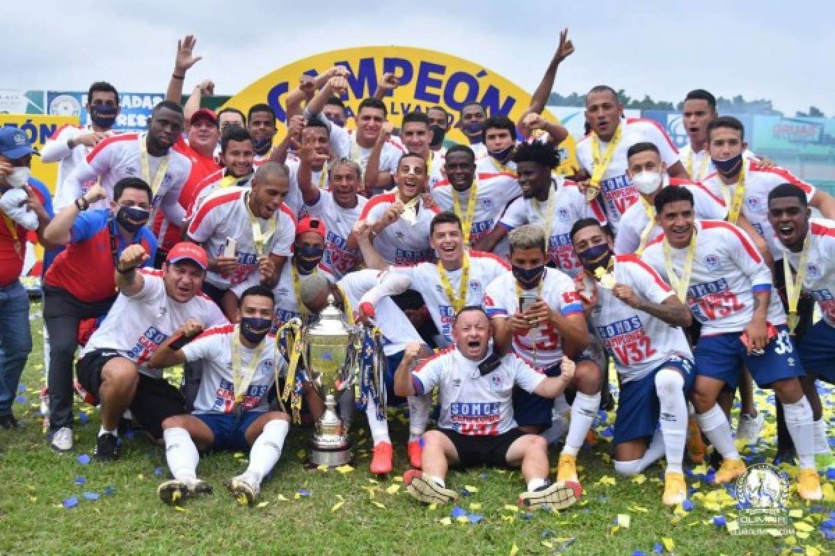 El Yankel se pinta de blanco: así fue la locura del Olimpia luego de coronarse bicampeón en Honduras