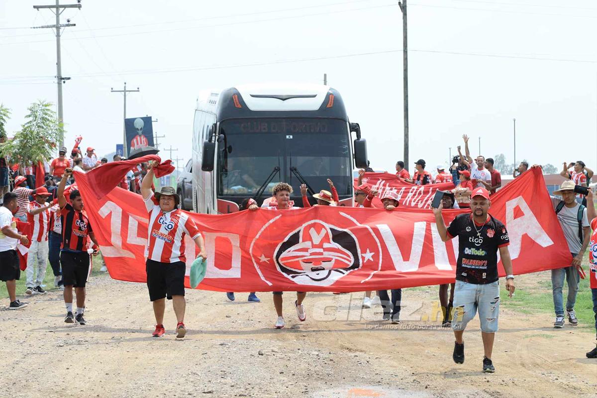 La invasión roja que hubo en Choluteca para la “final” entre UPN y Vida por el no descenso en la Liga Nacional