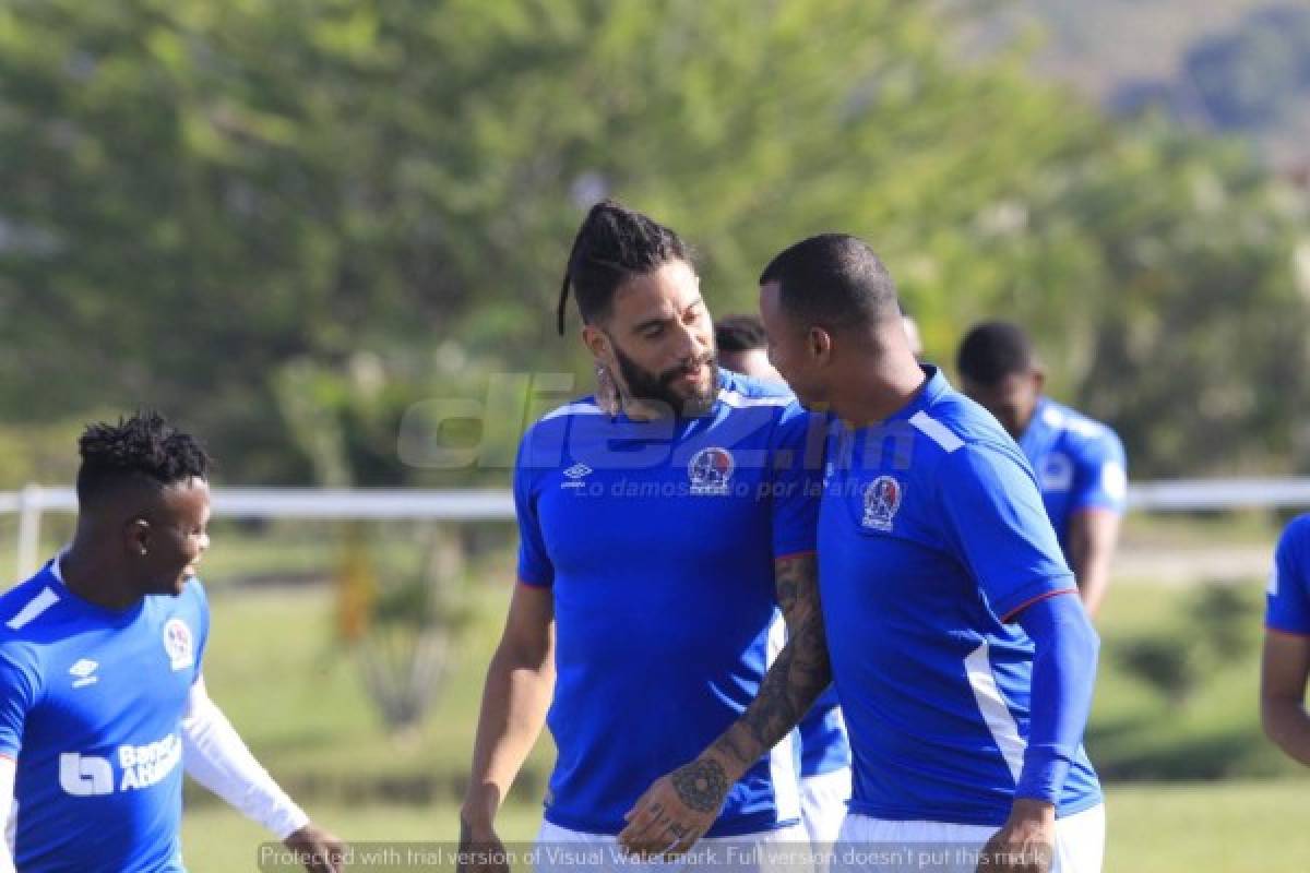 Con alegría y enfocado en un triunfo, cerró Olimpia preparación para enfrentar a Motagua