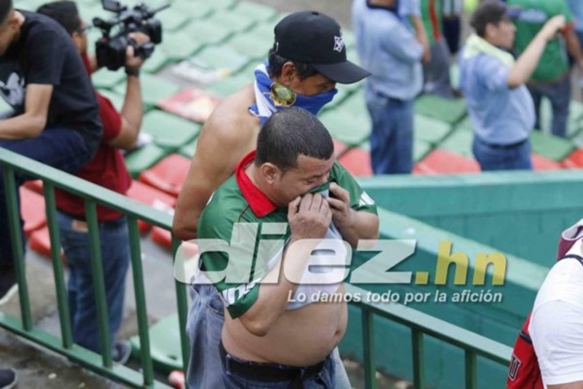 Las imágenes que no viste en TV de incidentes en el Yankel Rosenthal