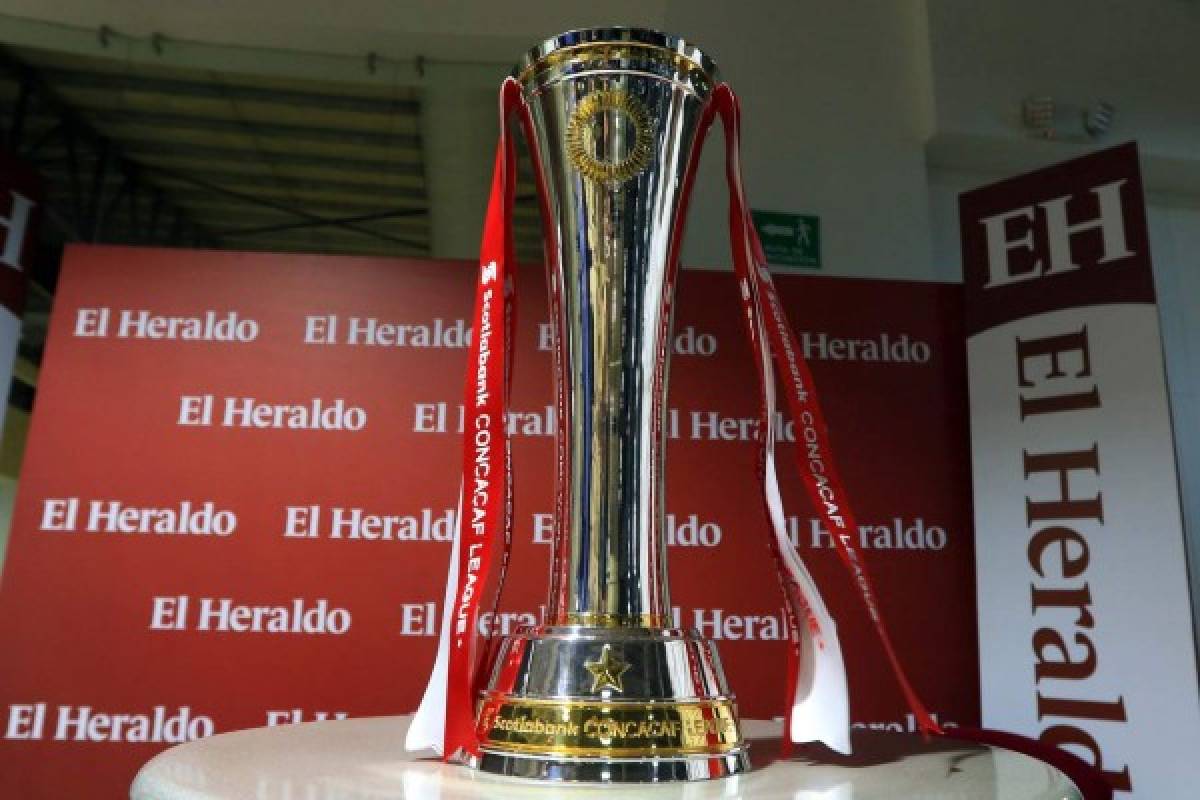 ¡Hermosa! La copa que levantará Motagua o Herediano en la final de la Concacaf League  