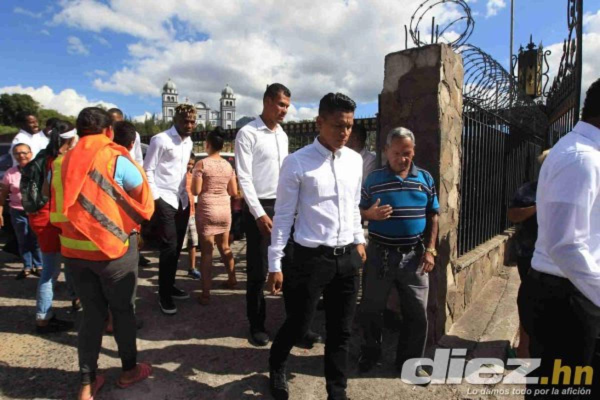 FOTOS: Así despidieron jugadores del Olimpia y familiares a Rafael Ferrari