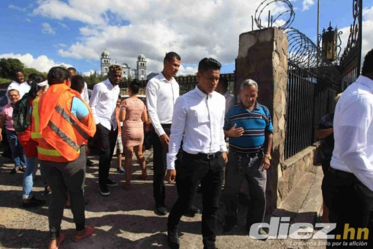 FOTOS: Así despidieron jugadores del Olimpia y familiares a Rafael Ferrari