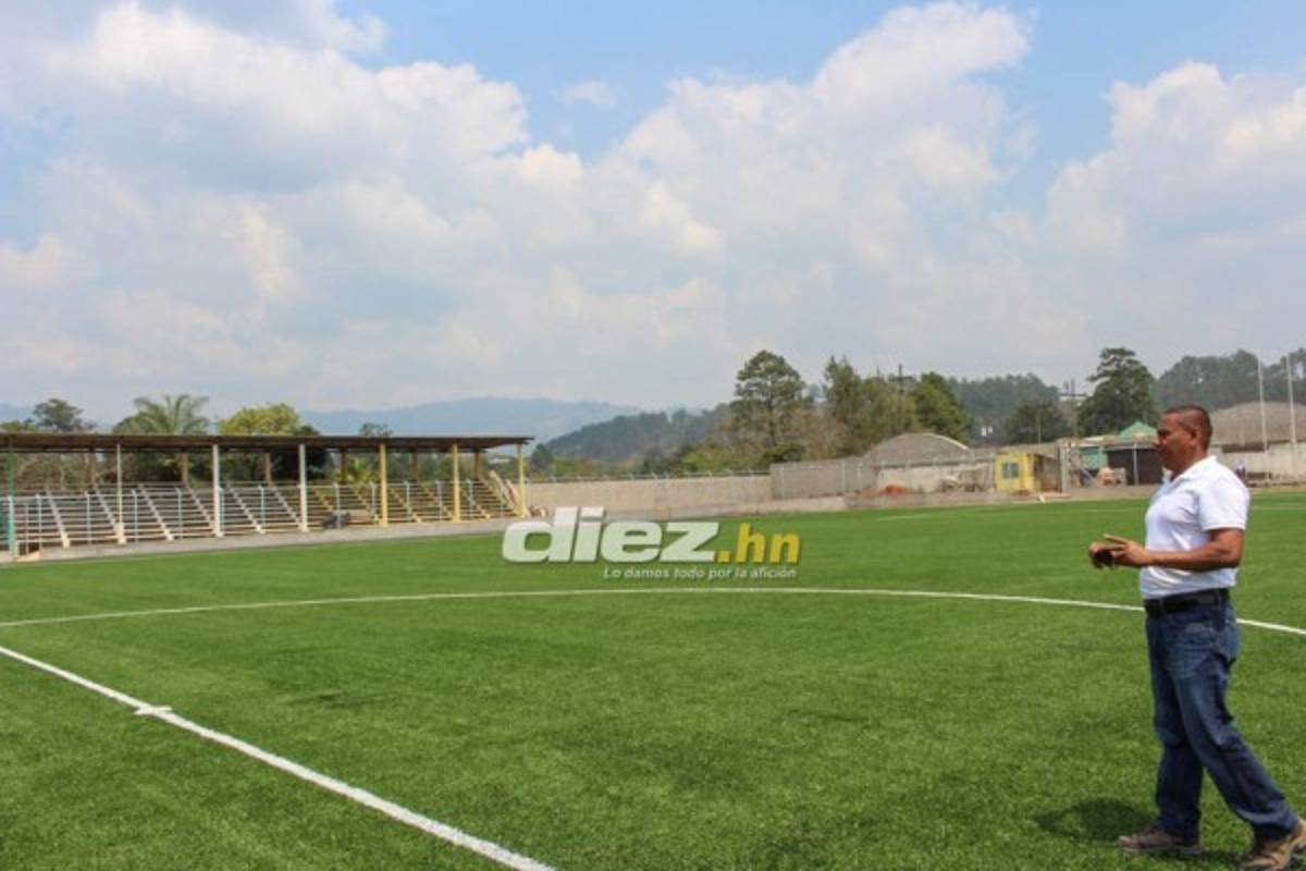 El nuevo y bonito estadio que se inaugurará en Campamento, Olancho
