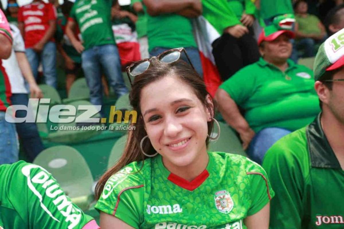 ¡BELLEZA! Las hermosas chicas que paralizaron la final -Marathón-Motagua