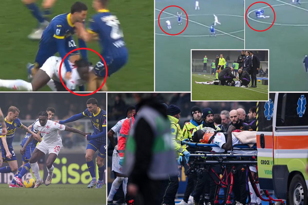 Moise Kean se desploma en partido de la Serie A y es evacuado a un hospital; el comunicado de la Fiorentina