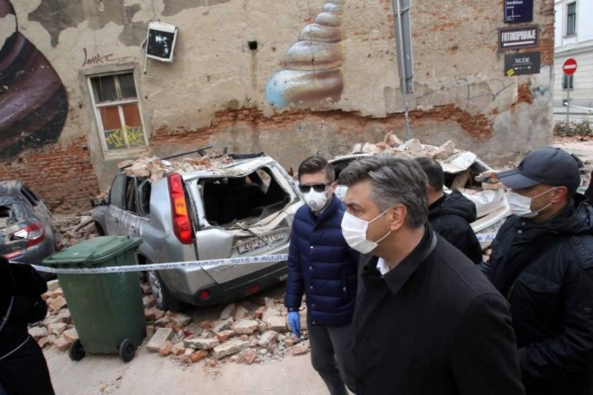 Fotos: Fuerte temblor sacude a Croacia en plena crisis mundial por coronavirus