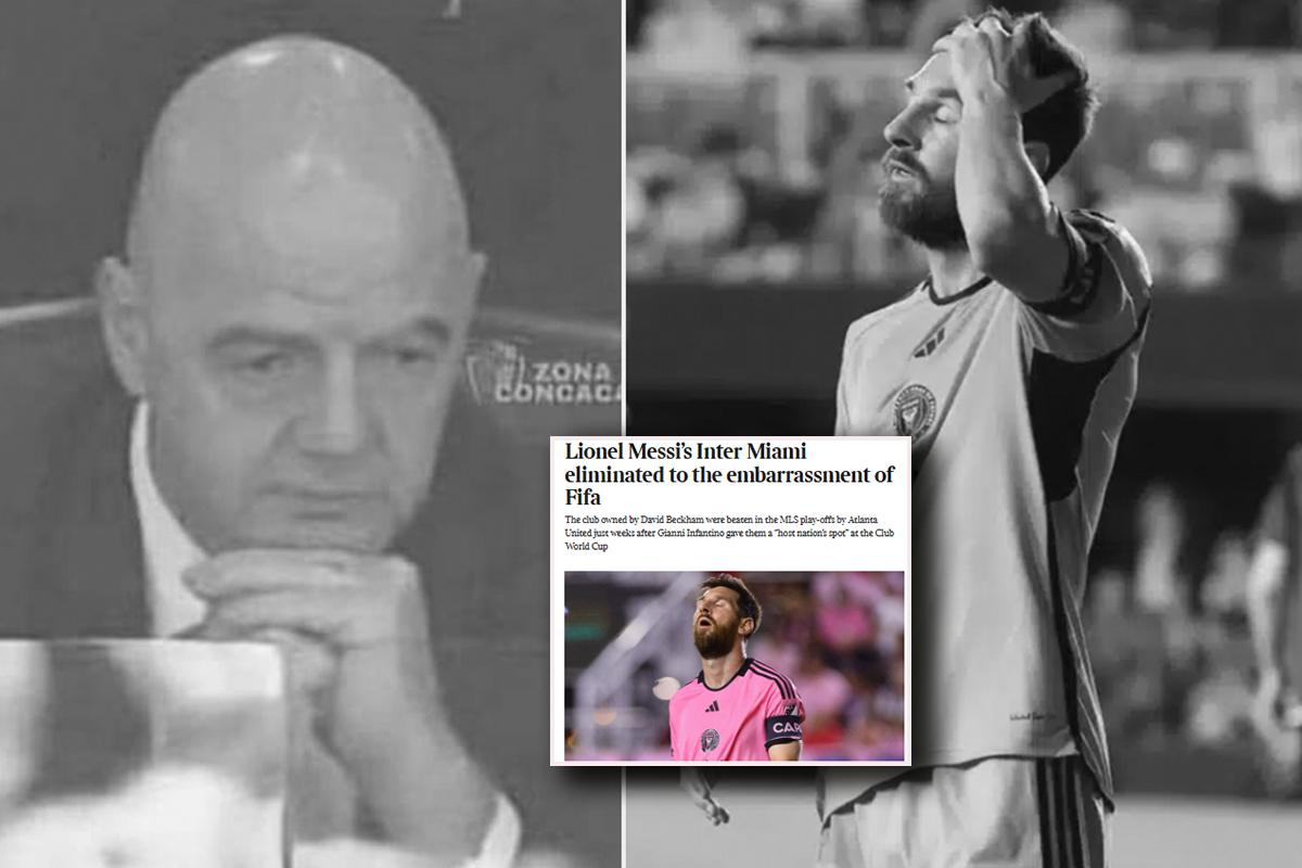 The Times destrozó a la FIFA tras el fracaso del Inter Miami y clasificar al Mundial de Clubes: “Vergüenza”