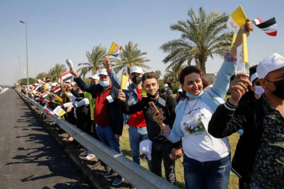 Una locura: 10 mil hombres custodian la histórica y tensa visita del papa Francisco a Irak