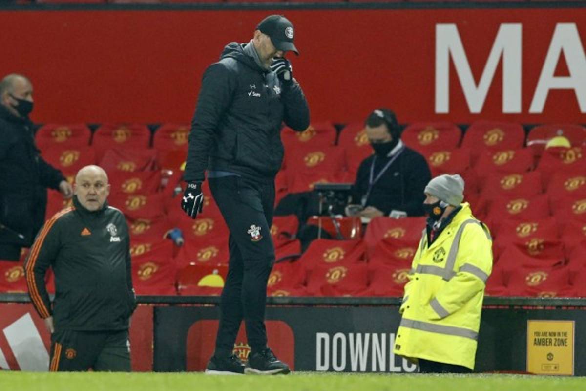 Hundidos y devastados: Así quedaron los futbolistas del Southampton tras la paliza del Manchester United