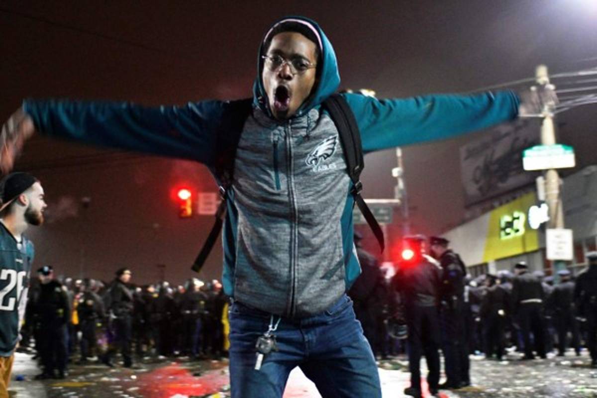 Así festejaron los aficionados de los Eagles, flamantes campeones del Super Bowl LII