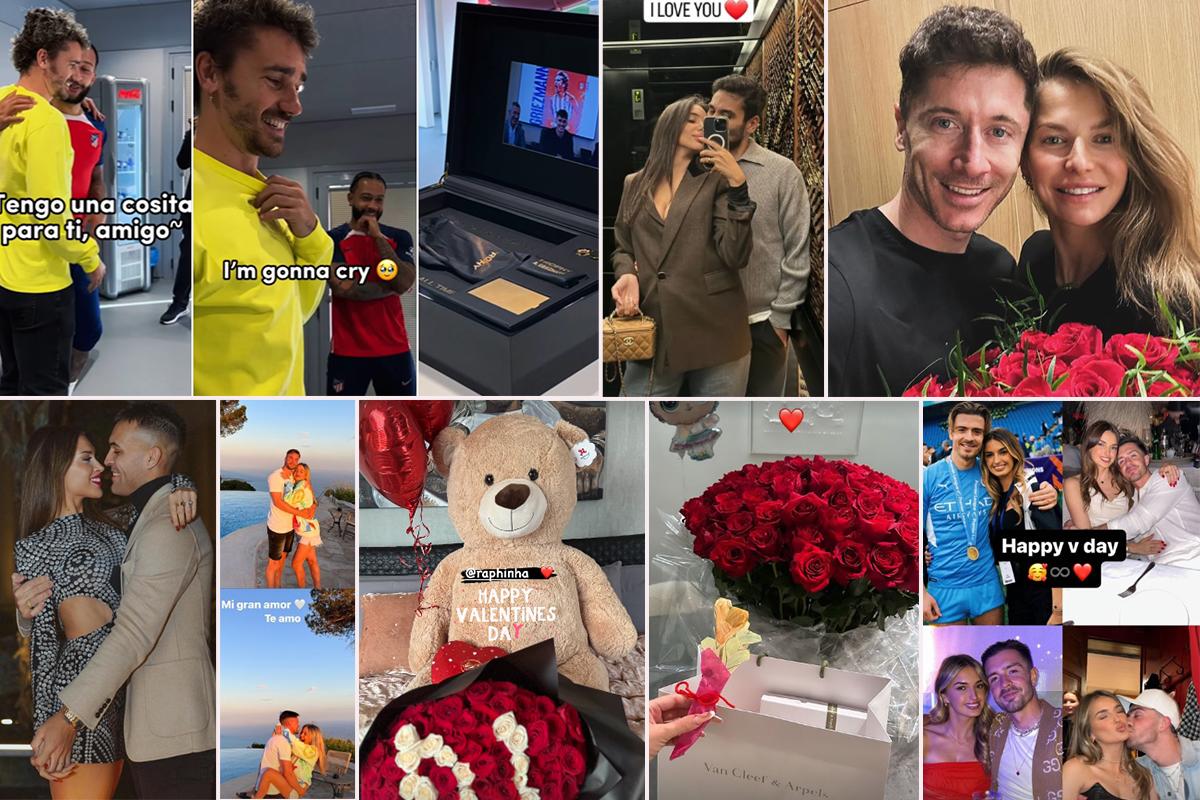 Sorprendieron a sus novias en San Valentín; el tremendo regalo de Memphis Depay para Griezmann por su amistad