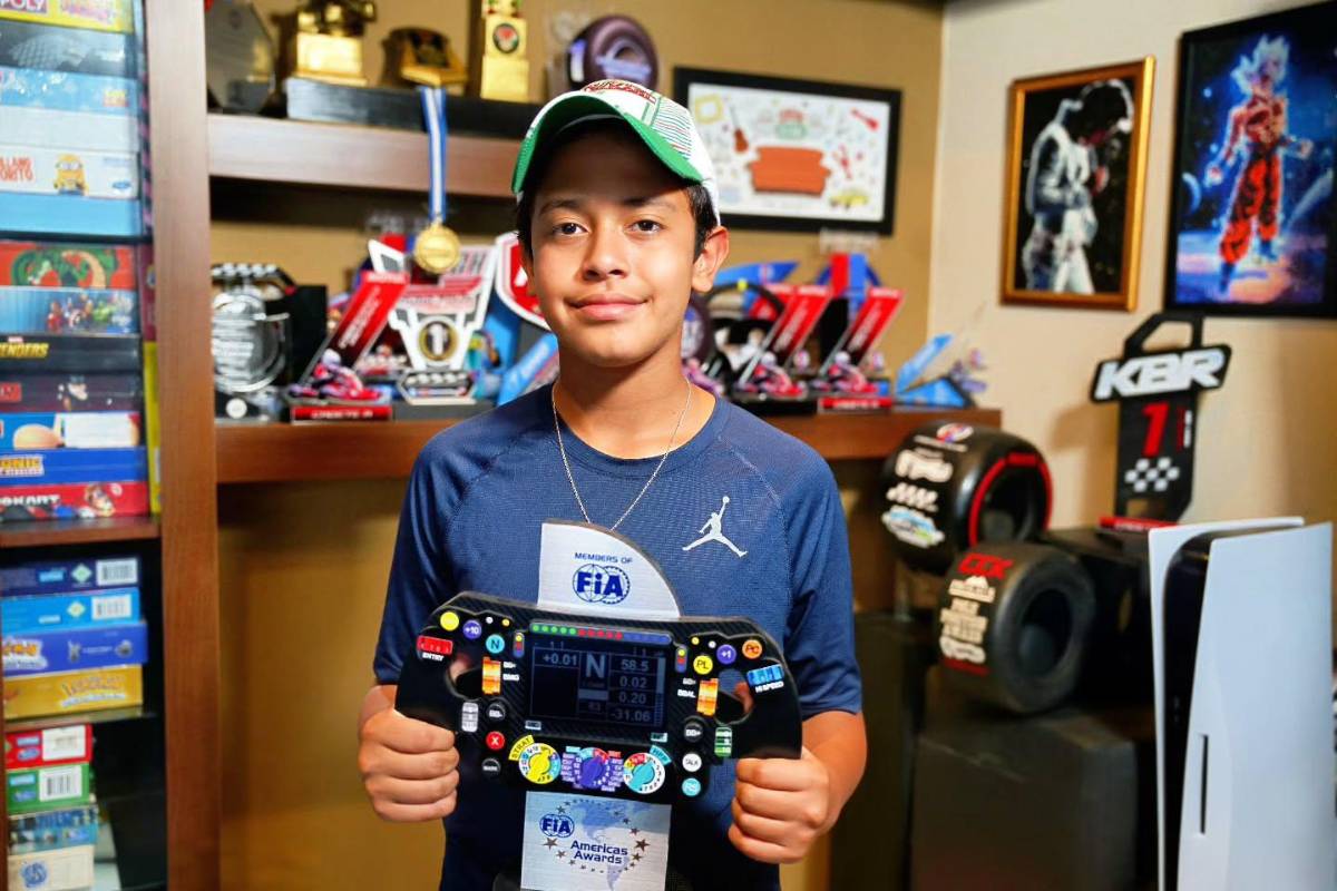 El hondureño que busca llegar a la Fórmula 1: dio el gran salto con pruebas en Estados Unidos