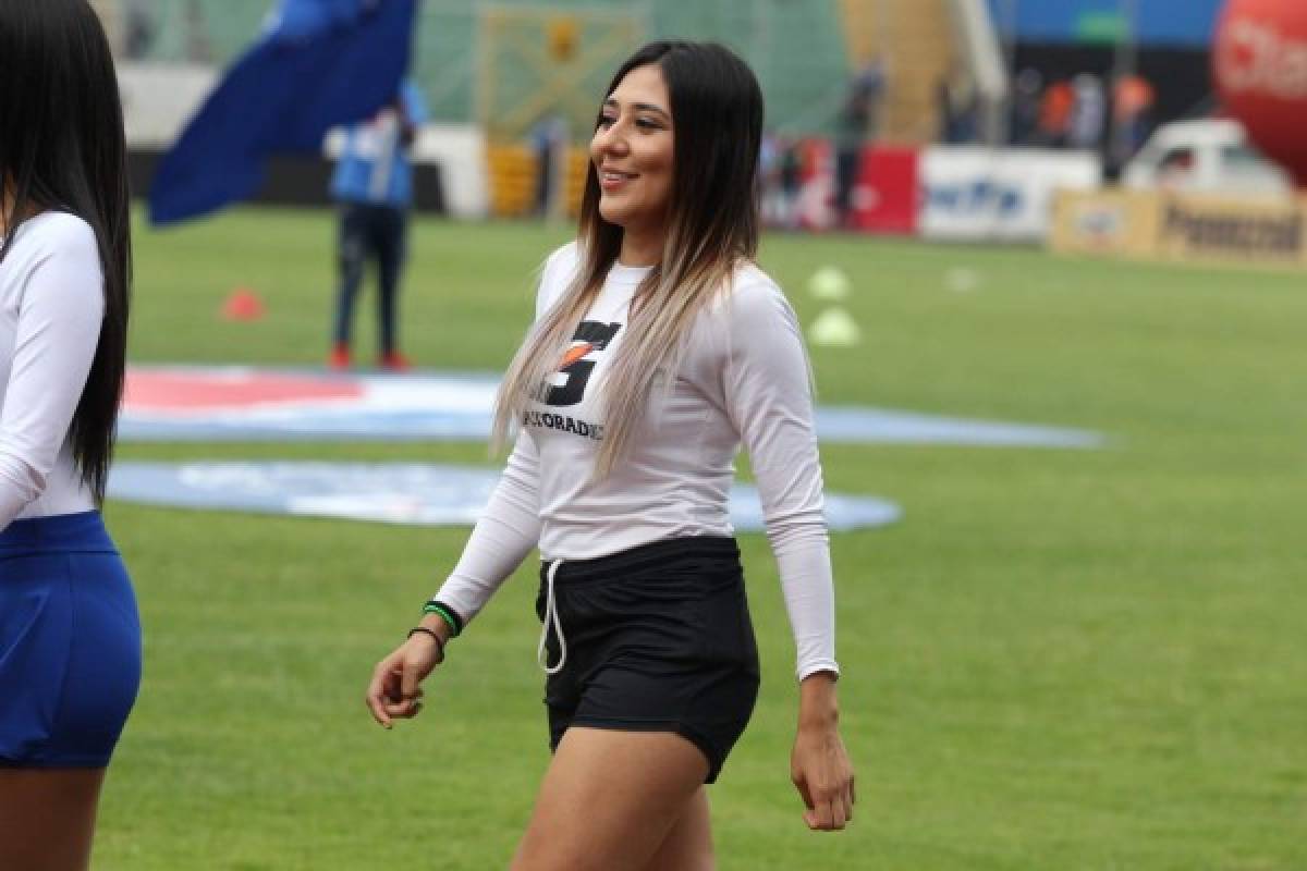 FOTOS: La belleza que impactó en la gran final entre Motagua y Marathón