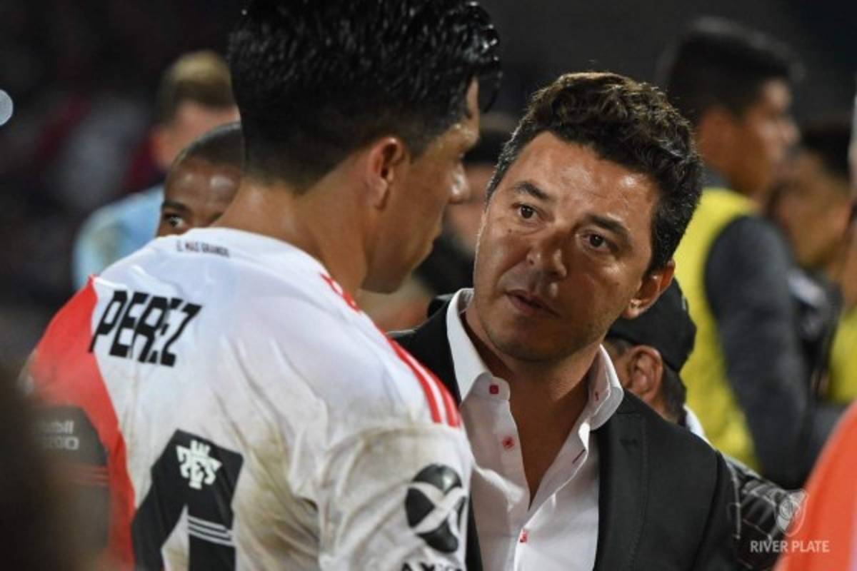 Marcelo Gallardo rompe a llorar tras perder la final de la Copa Libertadores ante Flamengo