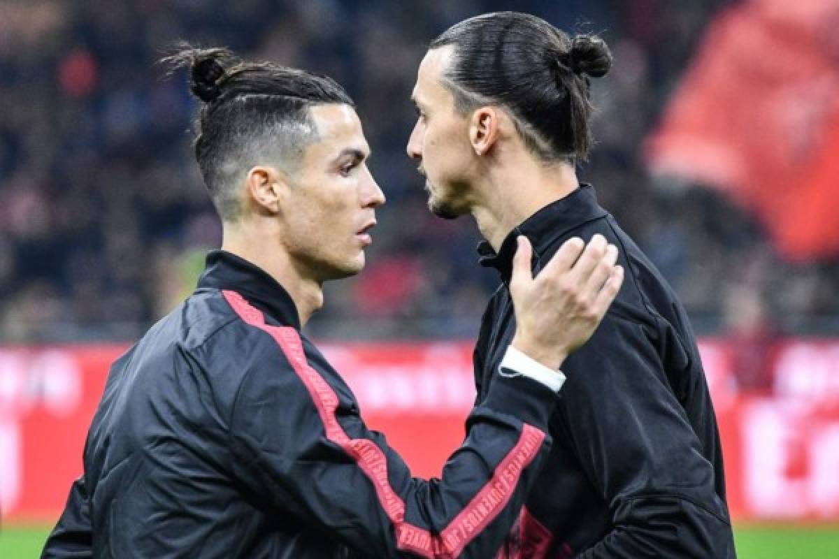 ¿Se dieron la mano? El gesto de Cristiano Ronaldo y el enfado de Ibrahimovic   