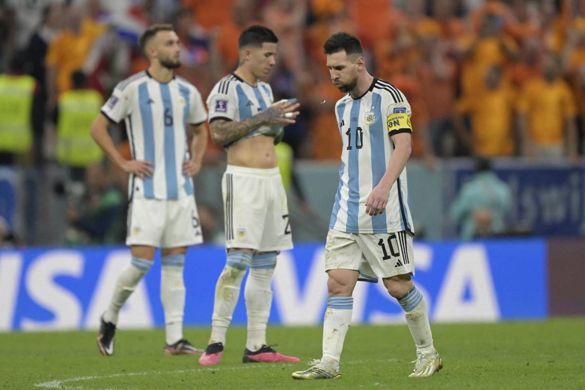 FOTOS: el desafiante festejo de Messi tras su récord, Antonella la goza en el palco, tremendo zafarrancho y Argentina explota