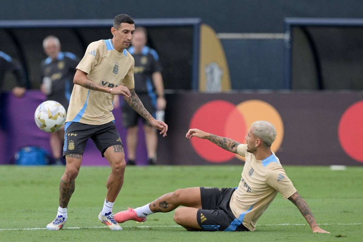 Argentina piensa ya en la final ante Colombia: Un ausente, la tranquilidad de Messi y la decisión de Di María