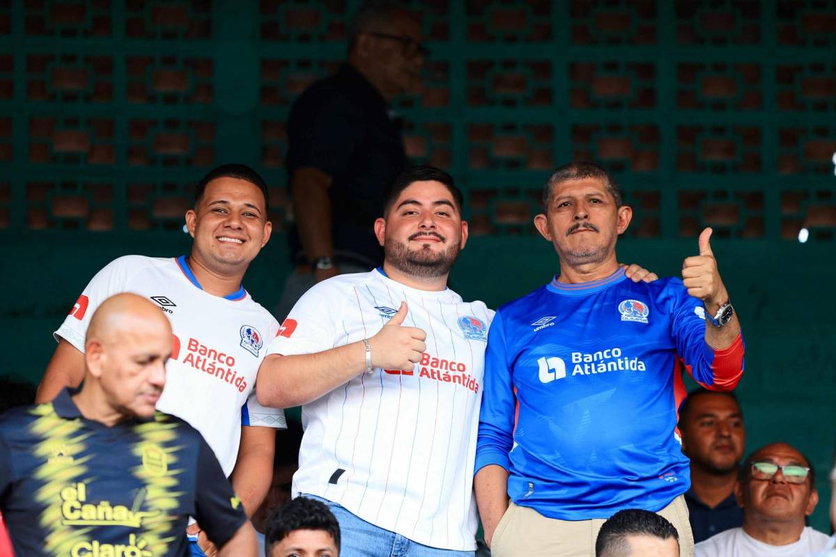 ¡Quieren la 39! Afición del Olimpia se hizo sentir en el estadio Morazán para la gran final de ida ante Real España