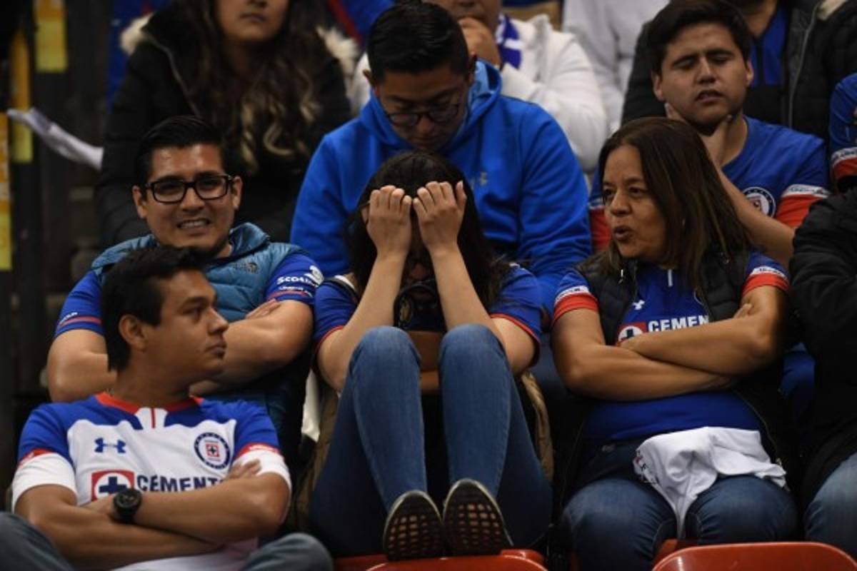 Las dos caras de la final: El festejo de las águilas del América y el llanto del Cruz Azul