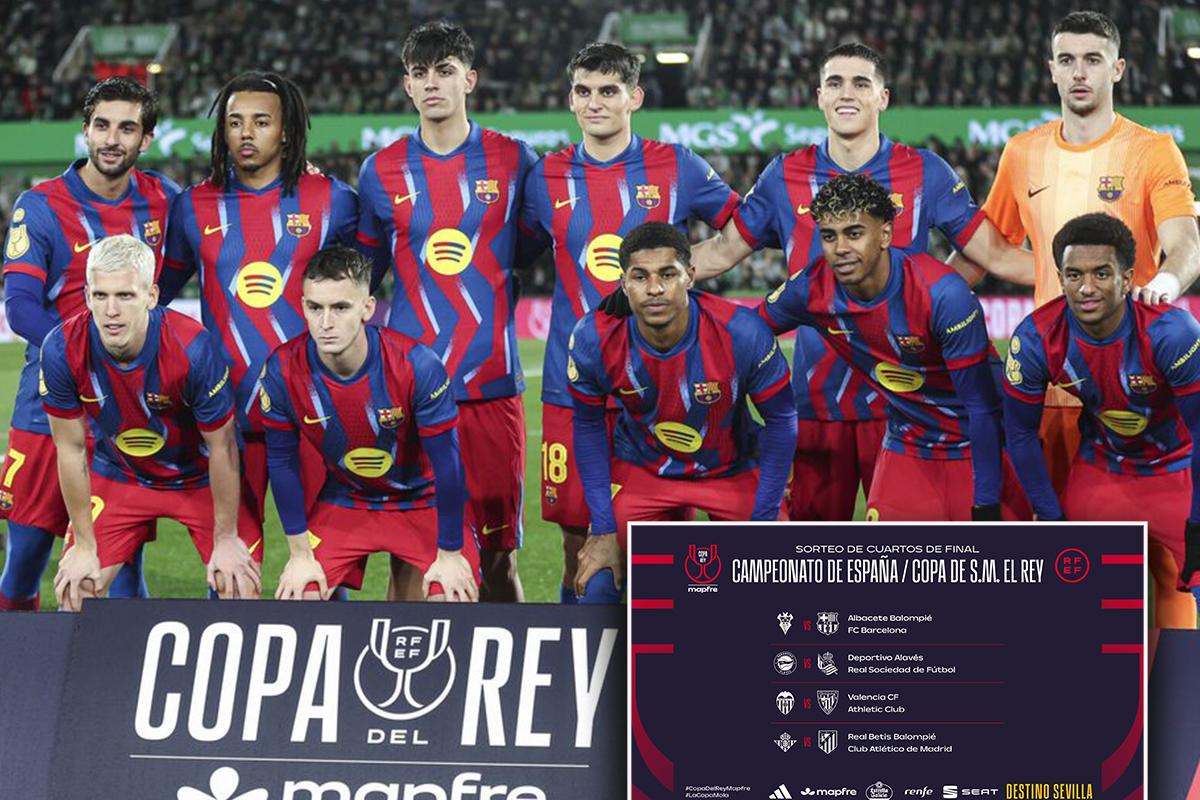 Barcelona ya tiene rival para los cuartos de final de Copa del Rey: así quedaron definidos los cruces