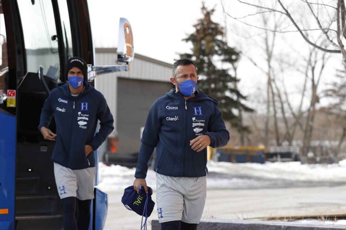 ¡Abrigos, gorros y nieve! Así fue el entreno de la Selección Honduras en la fría ciudad de Minnesota