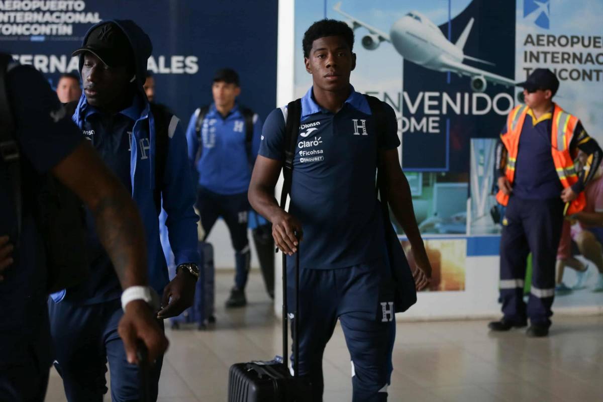 ¿Qué pasó con Rueda, Palma y Kervin? Cabizbajos llegan seleccionados, cuerpo técnico y directivos de Honduras