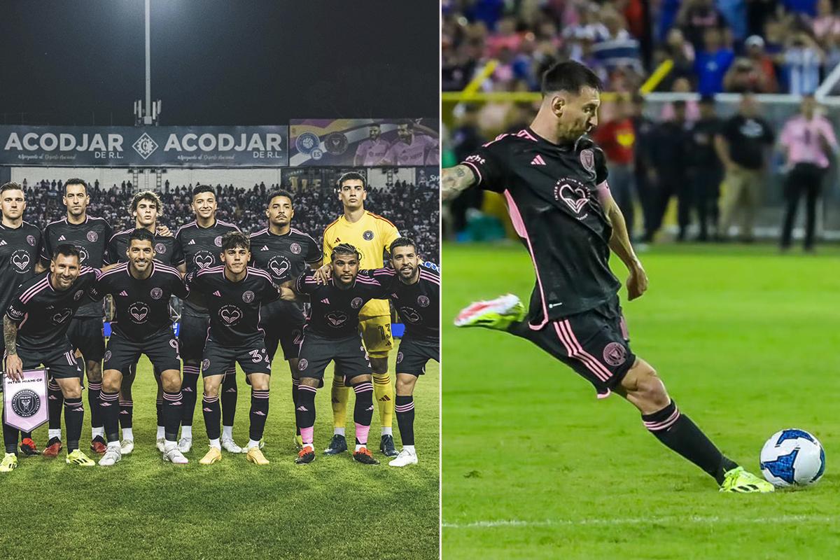 Inter Miami de Messi no pudo contra El Salvador en una noche histórica en el estadio Cuscatlán