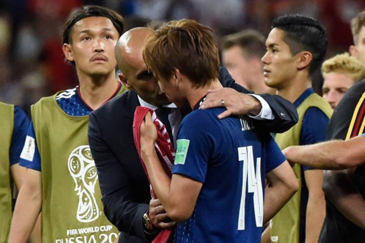 NO SE VIO EN TV: Besote en las gradas y el llanto de Japón tras quedar fuera de Rusia 2018