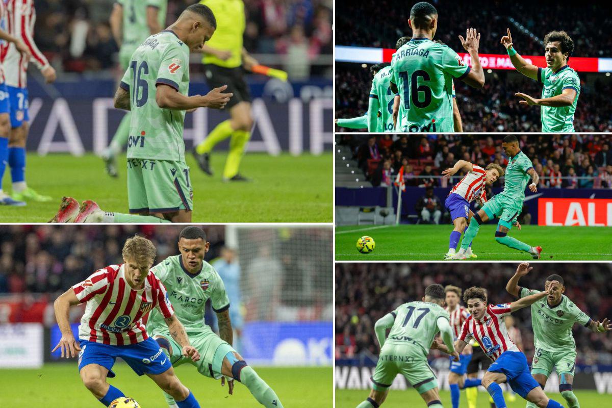 El partido de Kervin Arriaga contra el Atlético: tremendo desgaste, sus duelos ganados y su puntuación