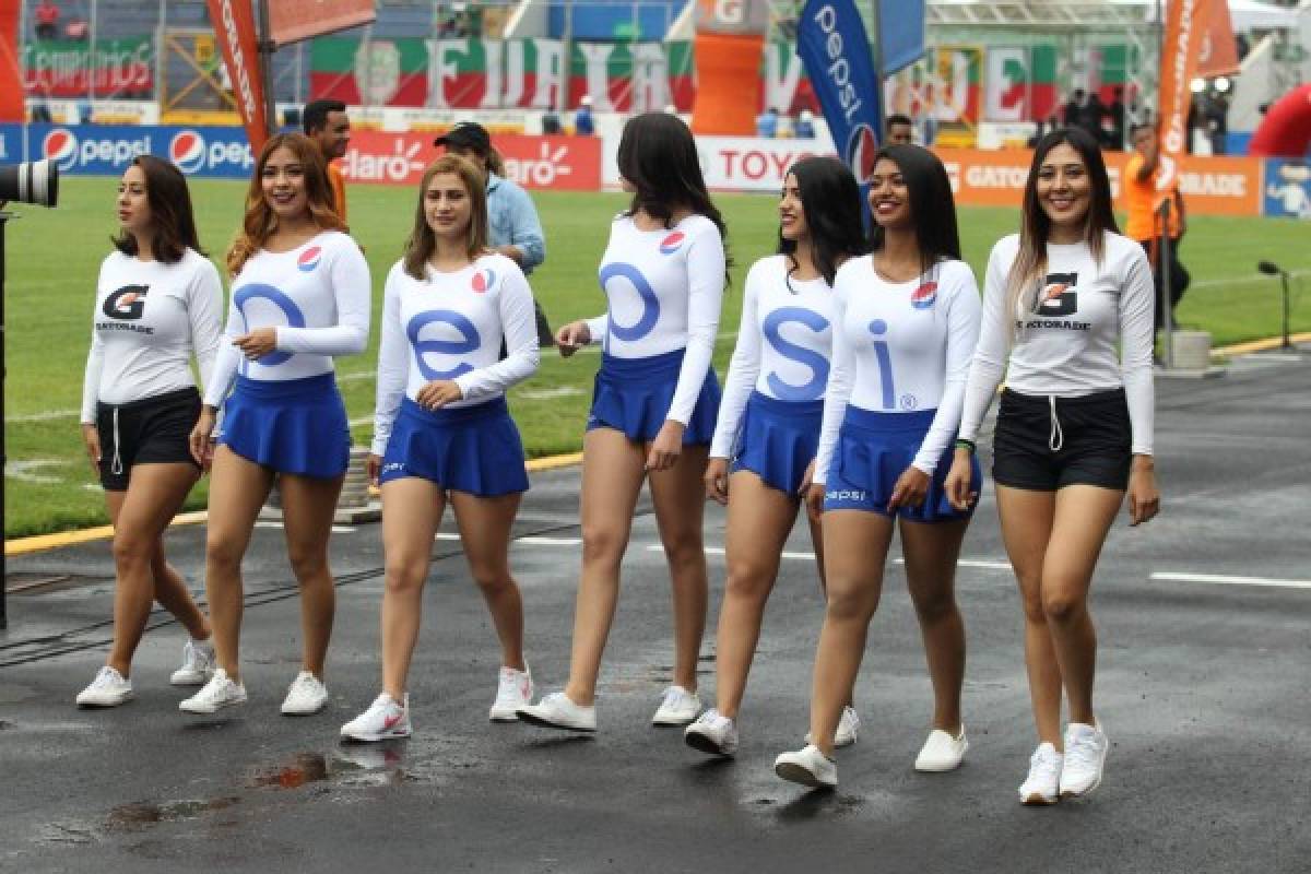 FOTOS: La belleza que impactó en la gran final entre Motagua y Marathón