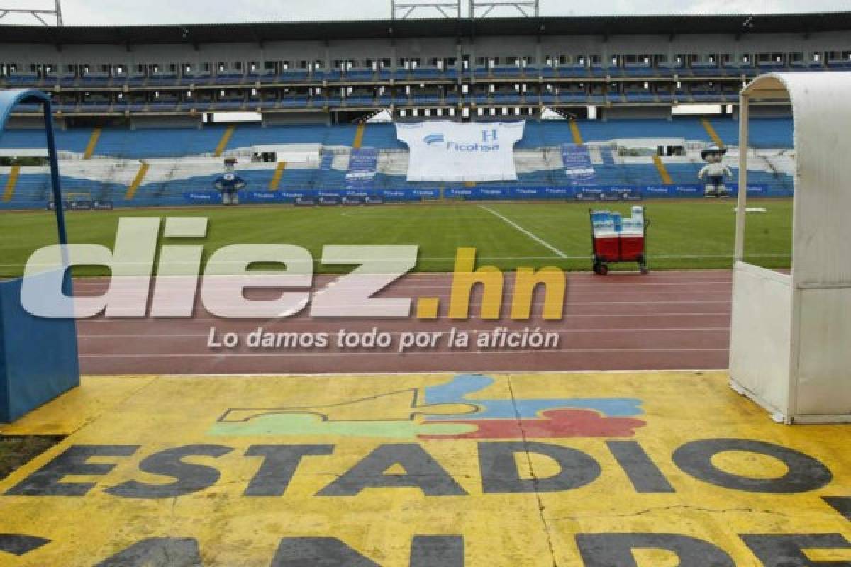 ¡QUÉ BELLEZA! Así pulen el estadio Olímpico para juego de Honduras ante Australia