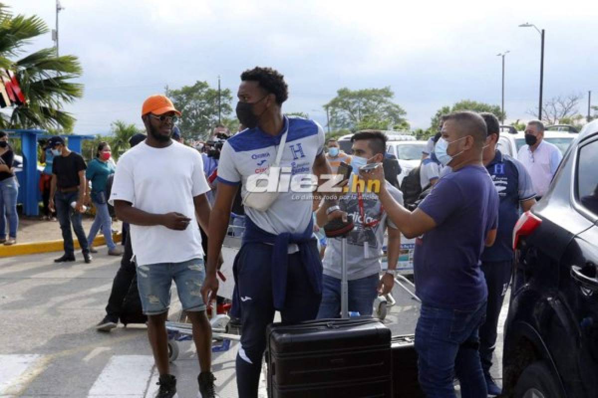 Fotos: Así fue regreso de la Selección de Honduras tras la amarga derrota sufrida en Costa Rica