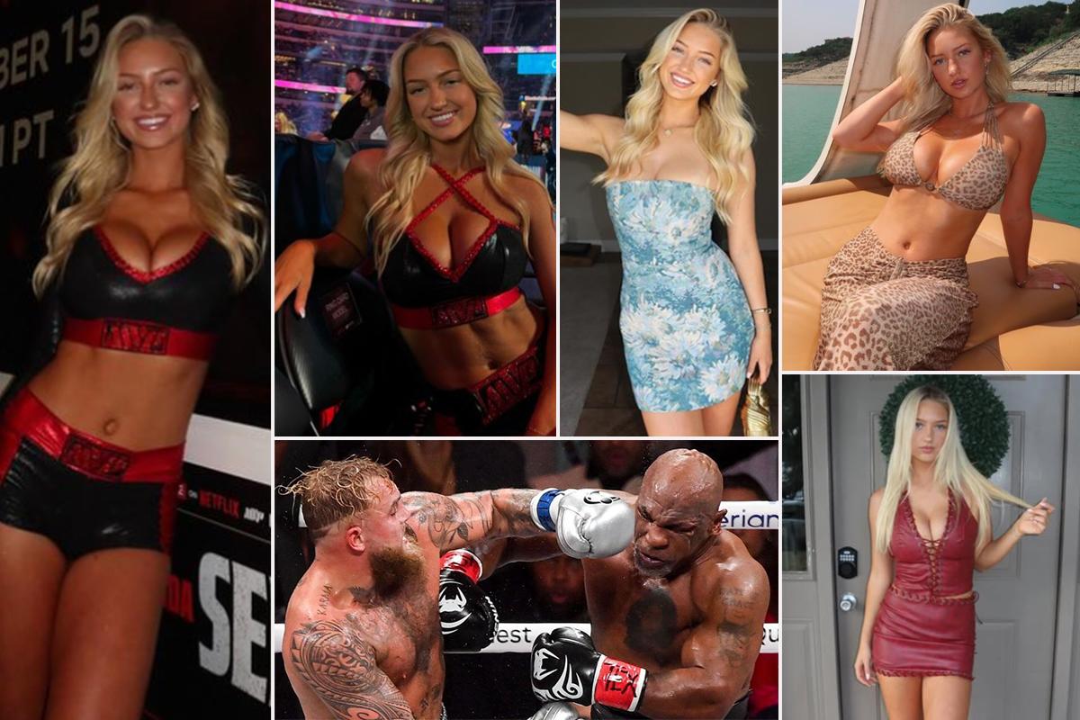 La chica del ring que se hizo viral por la pelea de Mike Tyson ante Jake Paul: “Me desperté con una abrumadora...”