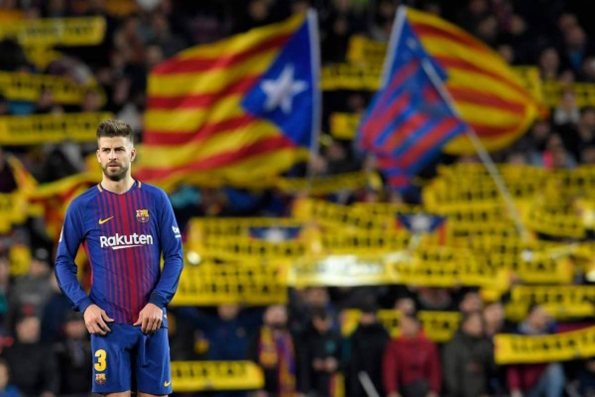 NO SE VIO EN TV: La cara de Coutinho en el Camp Nou; El mensaje de la afición del Barça