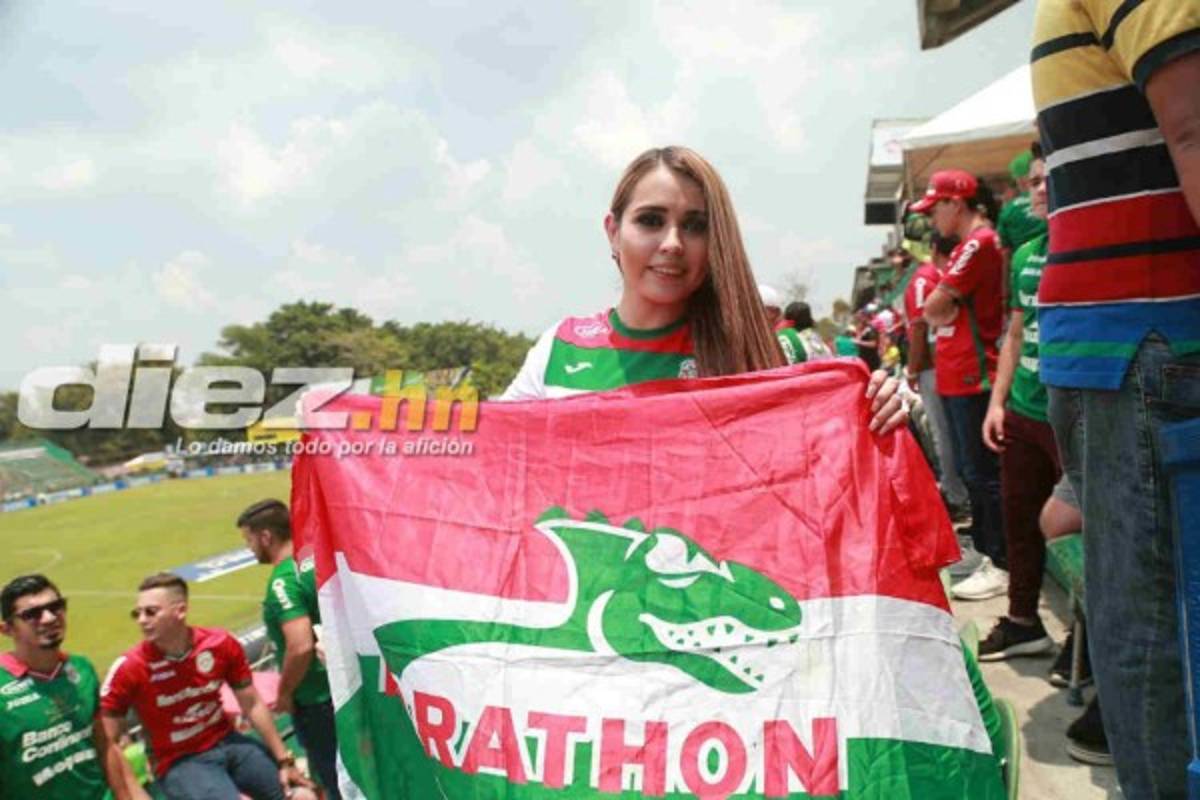 ¡BELLEZA! Las hermosas chicas que paralizaron la final -Marathón-Motagua