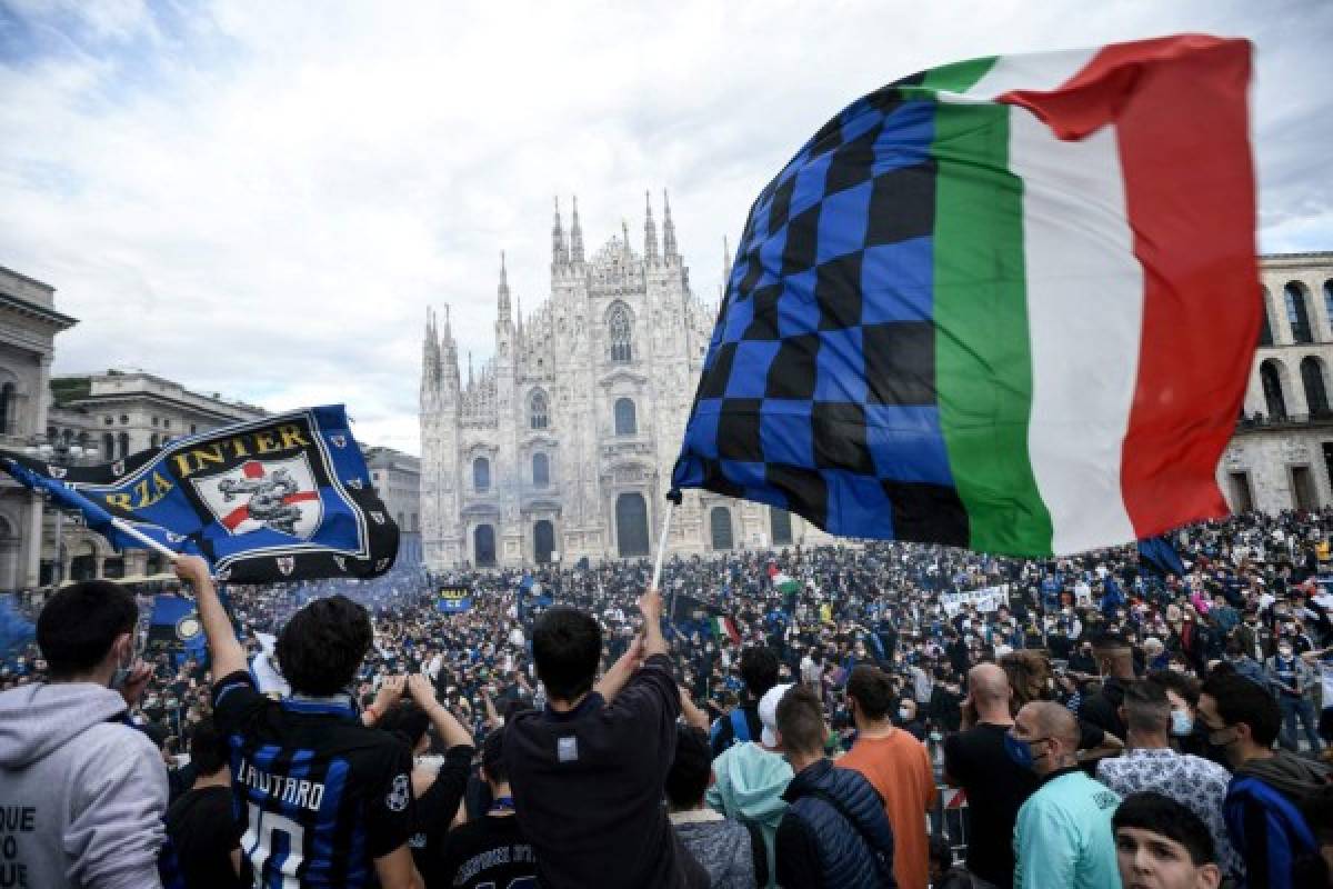 ¡Así se celebra la caída de un imperio! El festejo de los hinchas y jugadores del Inter tras campeonizar en Serie A