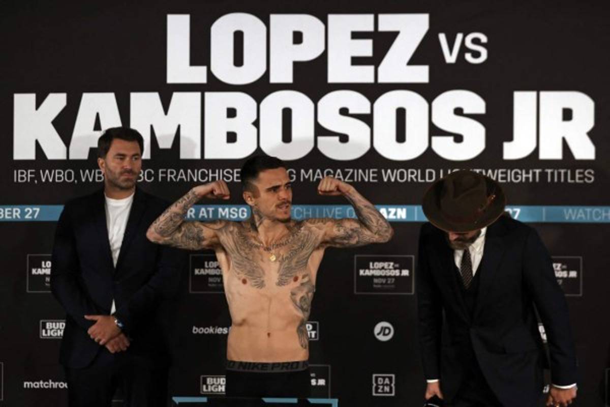 ¡Instinto asesino! Así calientan Teófimo López y Kambosos la pelea por la corona: pesaje, conferencia y entreno