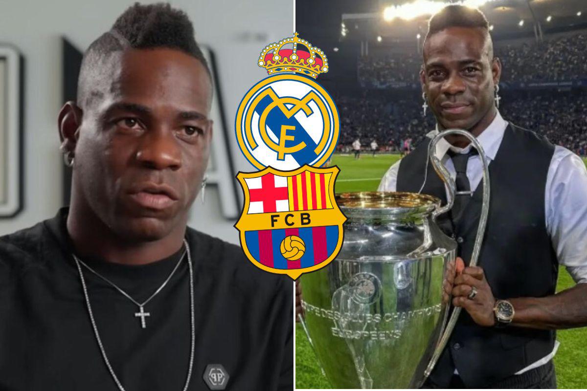 Balotelli sueña con ir al Real Madrid y recuerda su paso por el Barcelona: Ese equipo no era legal
