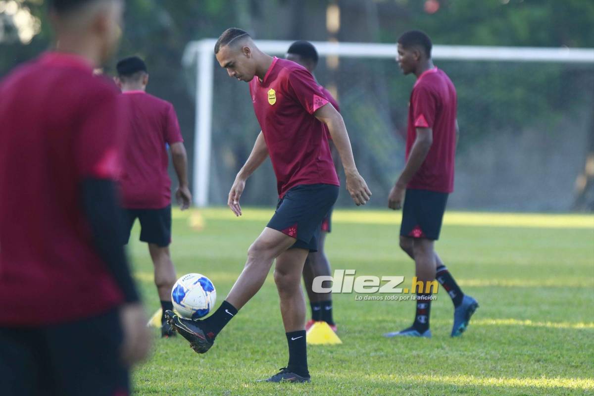 Así fue el entrenamiento del Real España antes de viajar a la capital para su batalla contra Motagua