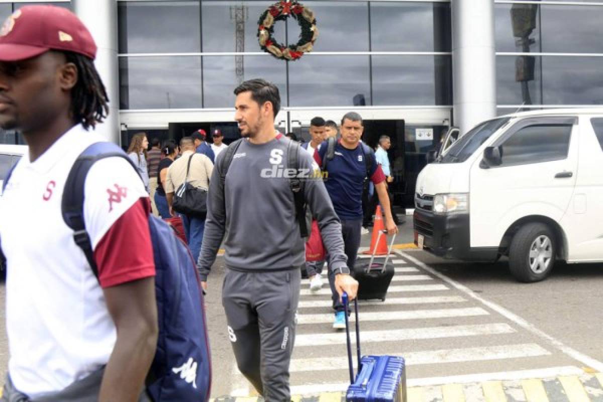 ¡Bien resguardado! Saprissa arriba a Tegucigalpa para disputar el título con Motagua