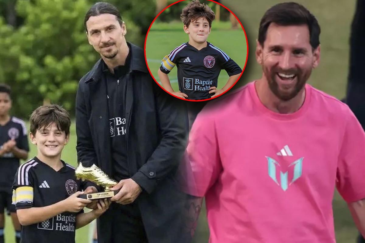 La frase de Ibrahimovic sobre el hijo de Messi que sorprendió a todos: Este chico...