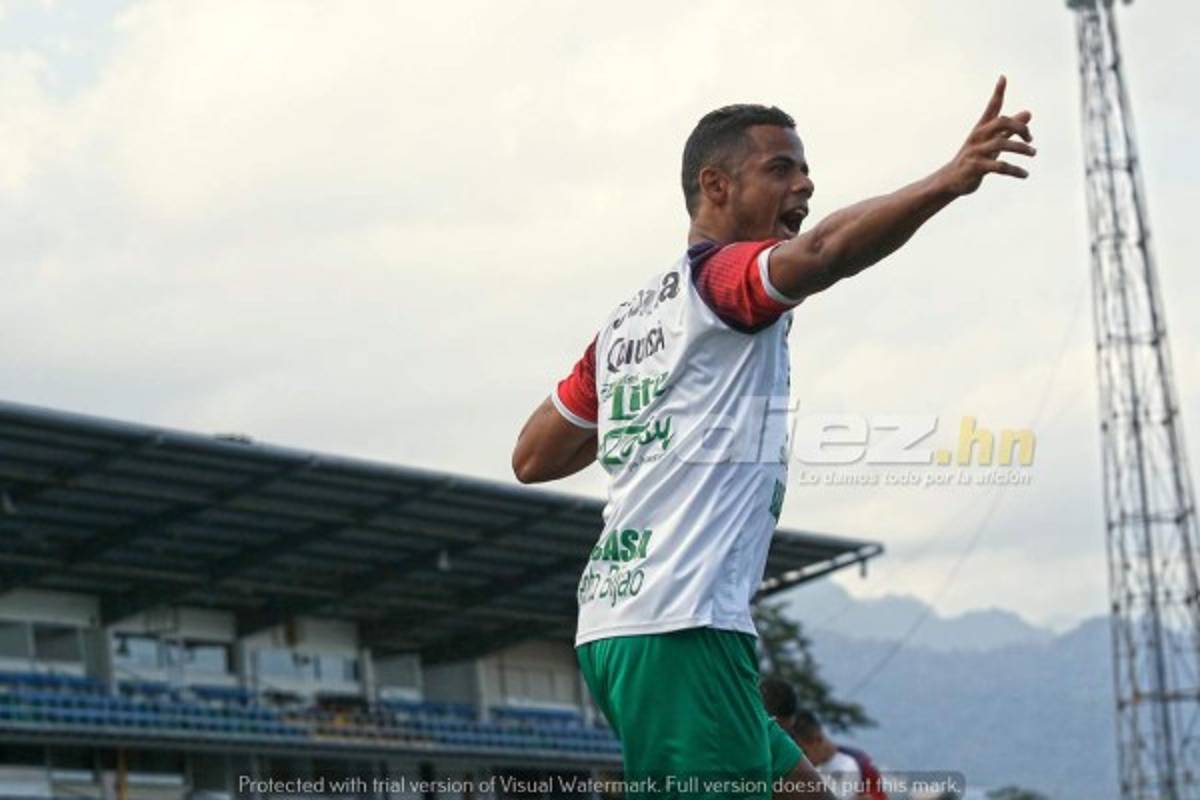 FOTOS: Marathón entrenó hasta cómo celebrar sus goles ante Real España