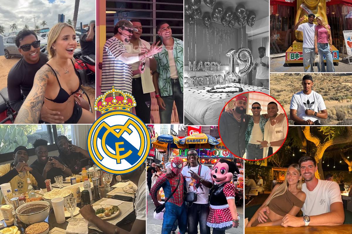 Mbappé y su mejor amigo se soltaron con Bad Bunny; Endrick festeja en exótico país y Vinicius sorprende