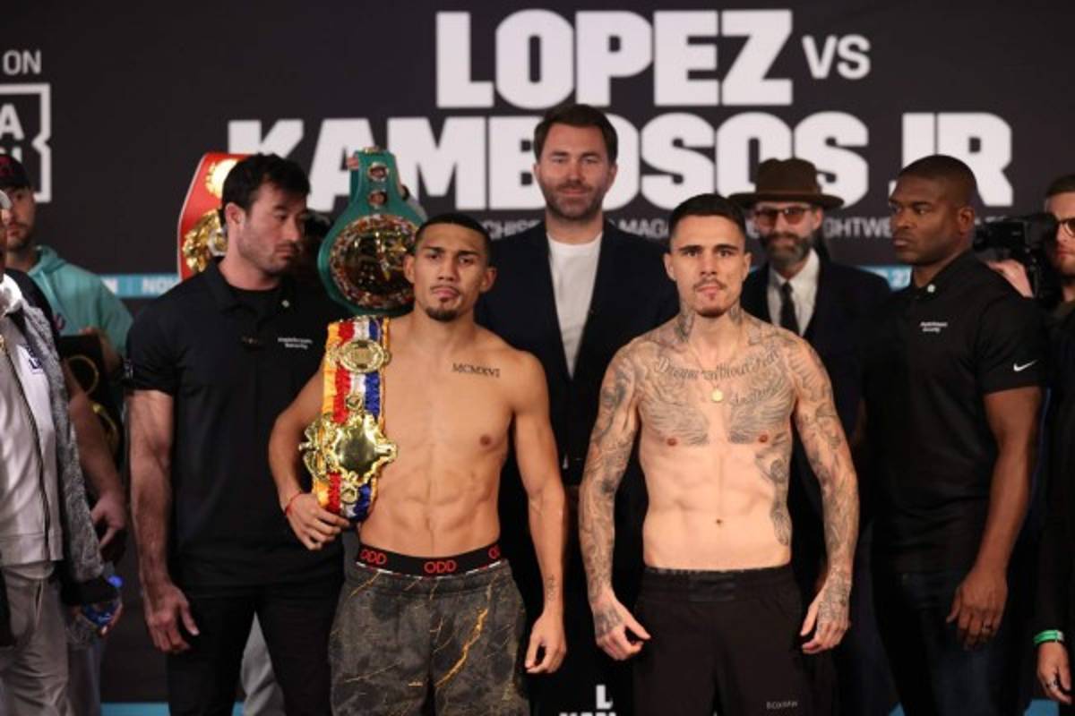 ¡Instinto asesino! Así calientan Teófimo López y Kambosos la pelea por la corona: pesaje, conferencia y entreno