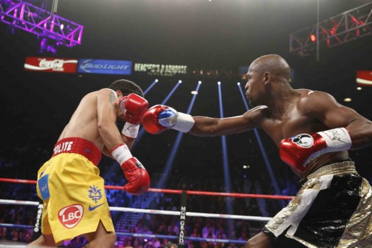 Las mejores fotos de la pelea Mayweather-Pacquiao
