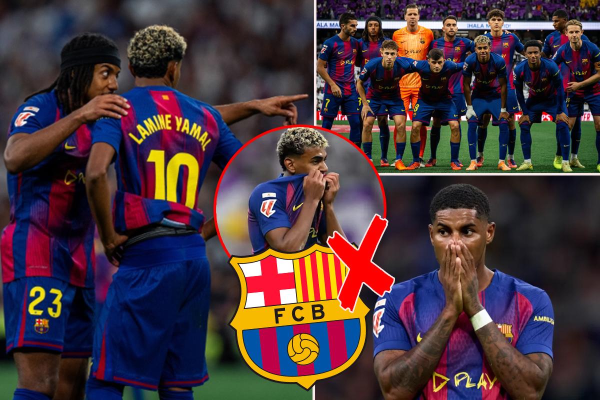 El único que se salva: los grandes señalados del Barcelona por la derrota ante Real Madrid; Lamine Yamal quedó aplazado