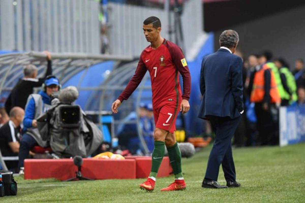 NO SE VIO POT TV: ¿Se enojó? Cristiano fue sustituido y su reacción fue de pocos amigos