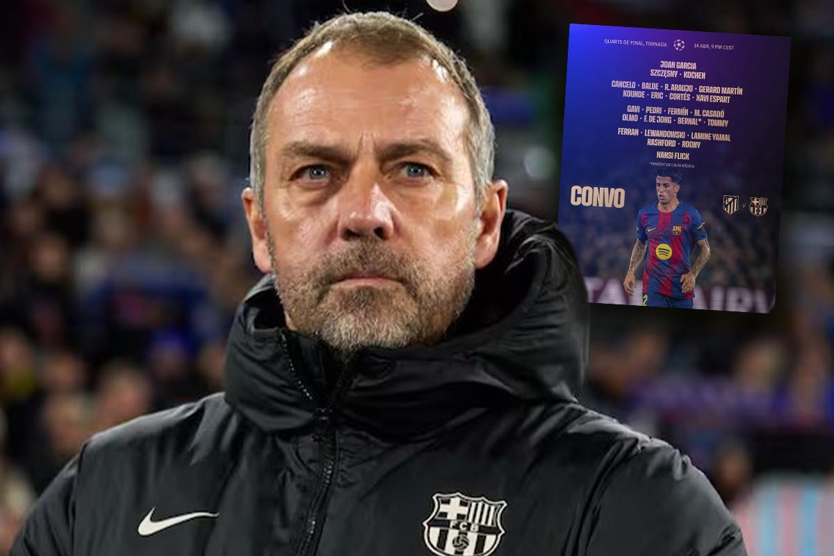 Convocatoria del Barcelona para su batalla ante el Atlético: la gran novedad y una sensible baja