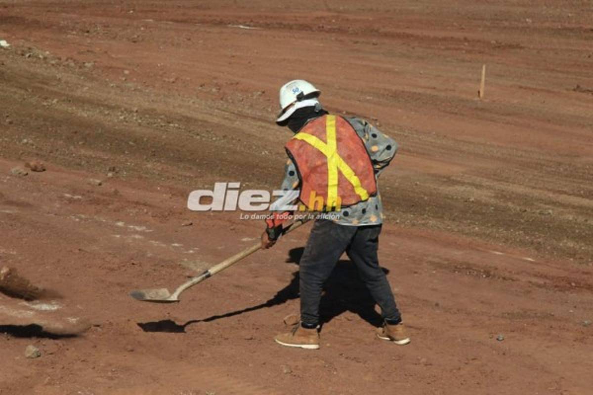 En fotos: El mini estadio que Fenafuth está construyendo en Tegucigalpa